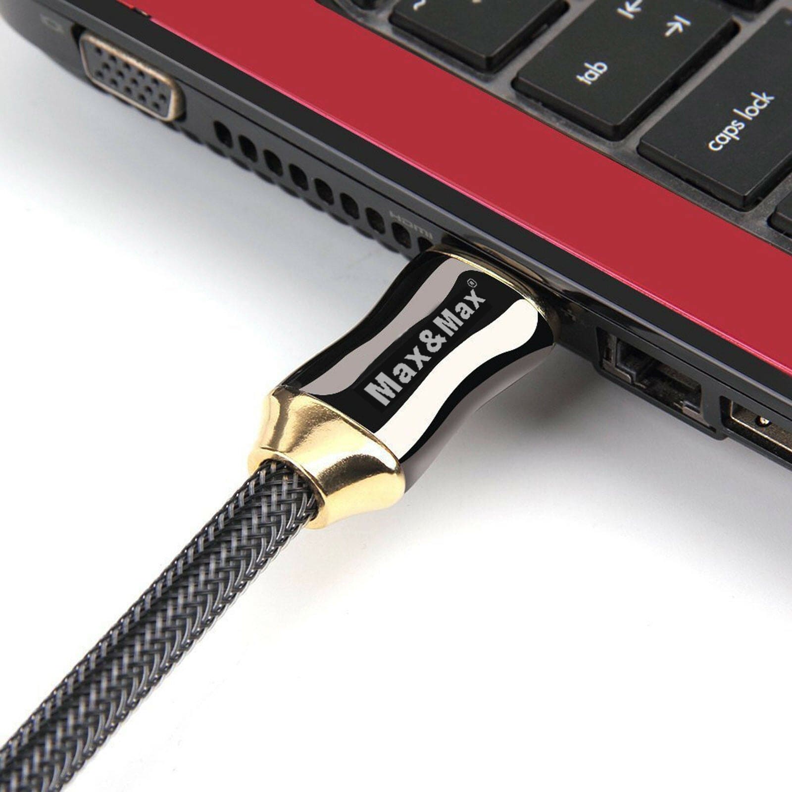 HDMI to HDMI Cable 8K GOLD PLATED, Compatible with MacBook Pro, Switch, PS5, PS4, Steam Deck, Xbox, HDTV, DVD, Projector - Black HDMI to HDMI Cable 8K GOLD PLATED, Compatible with MacBook Pro, Switch, PS5, PS4, Steam Deck, Xbox, HDTV, DVD, Projector - Black